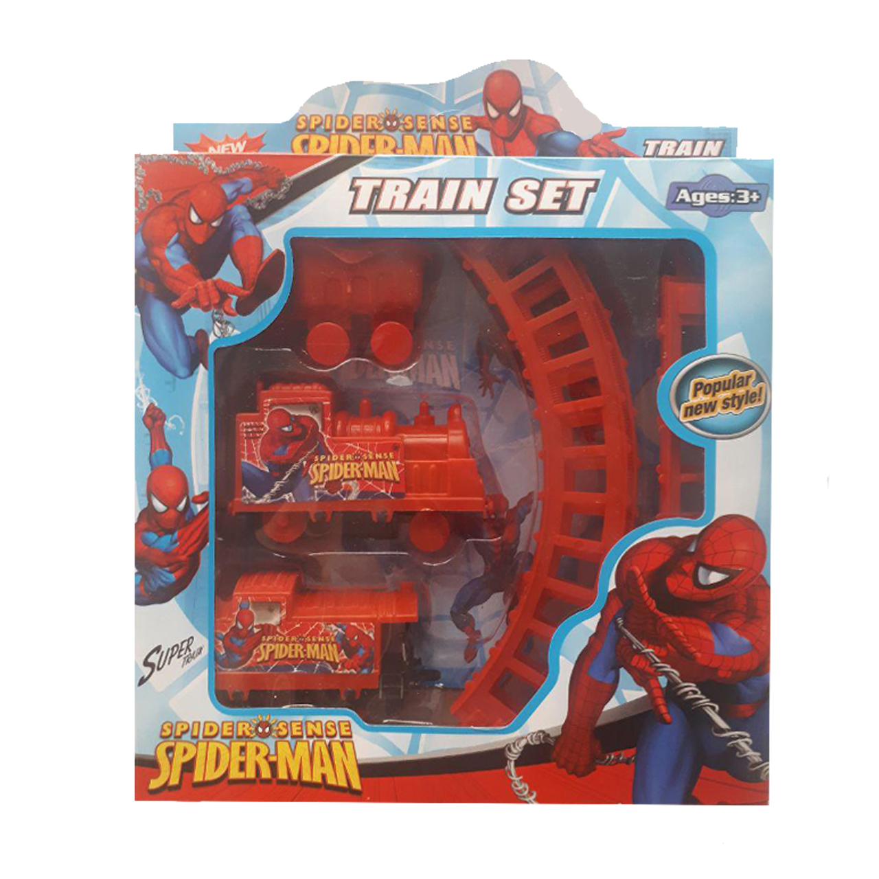 قطار اسباب بازی مدل spider man