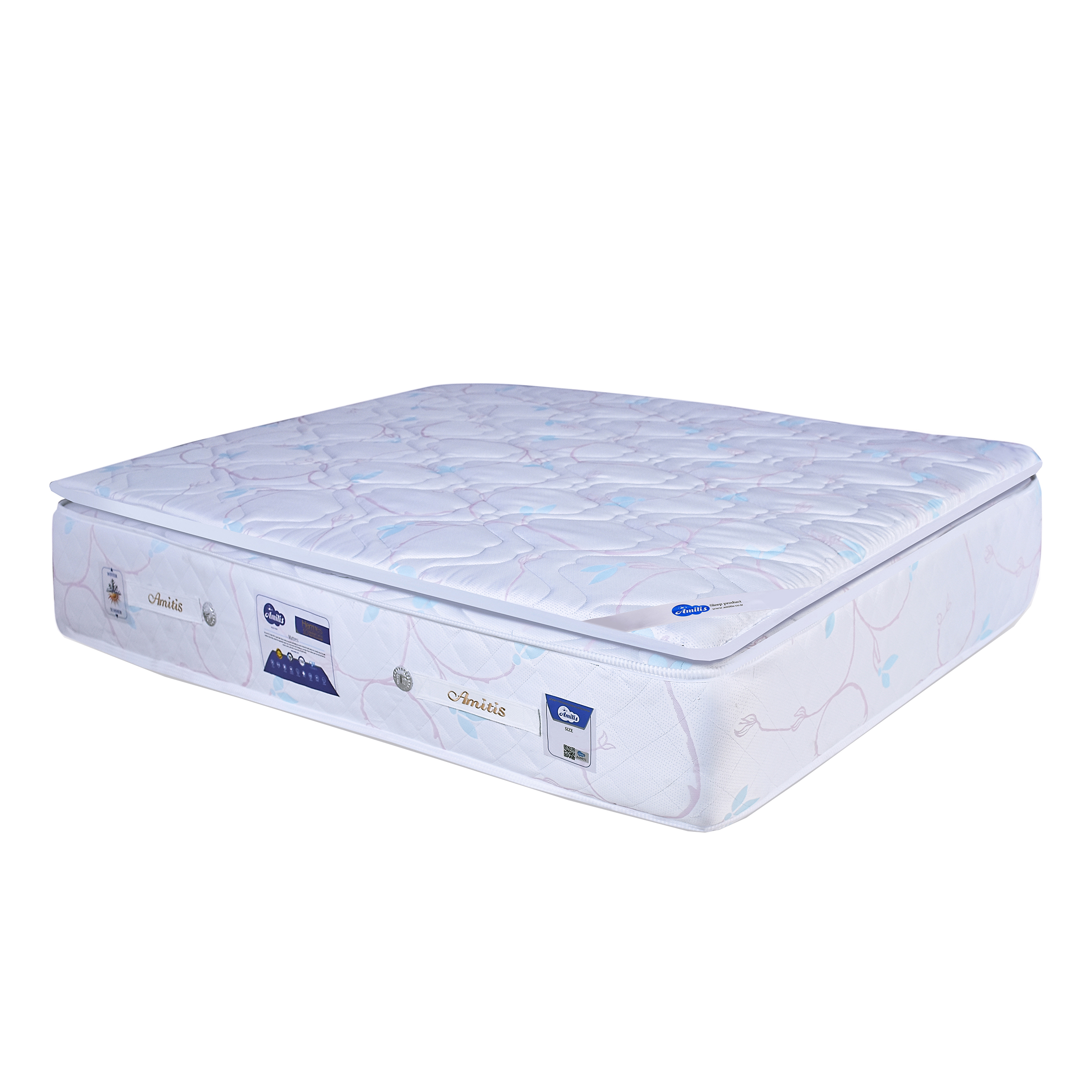 تشک آمیتیس مدل HEMS دو نفره سایز 200 × 180 سانتی متر