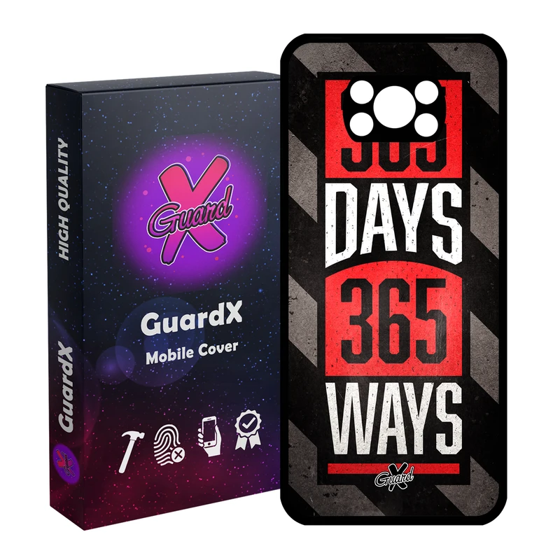 کاور گارد ایکس طرح Text مدل Glass10156 مناسب برای گوشی موبایل شیائومی Poco X3 / Poco X3 NFC