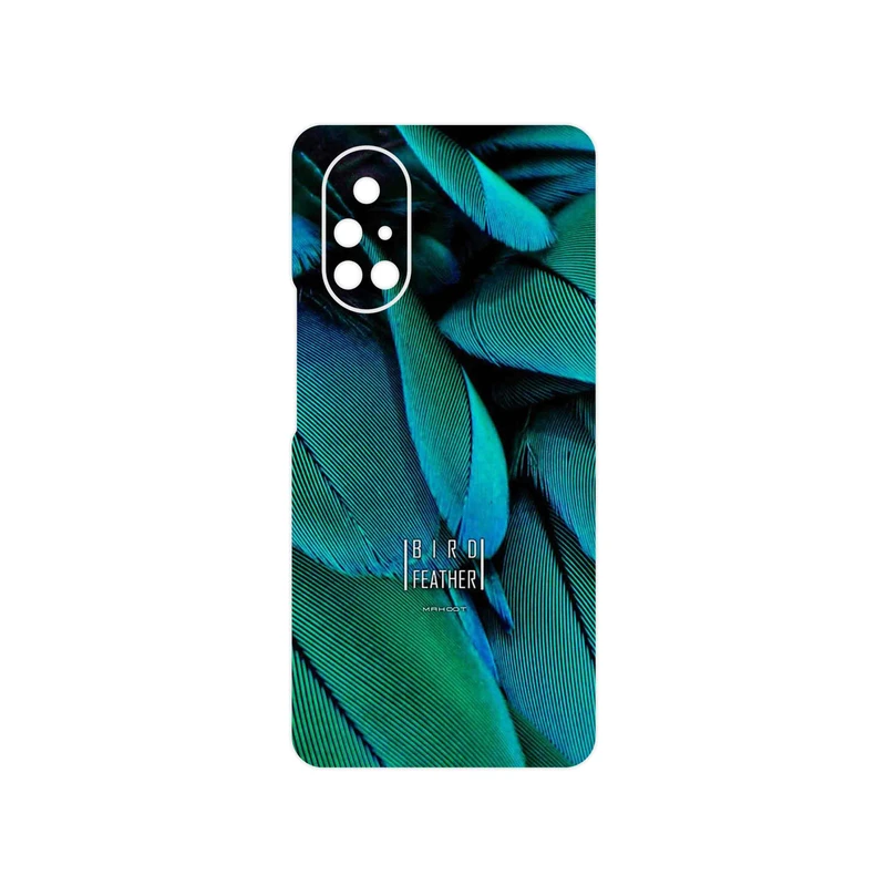 برچسب پوششی ماهوت مدل Green Feather مناسب برای گوشی موبایل هوآوی Nova 8