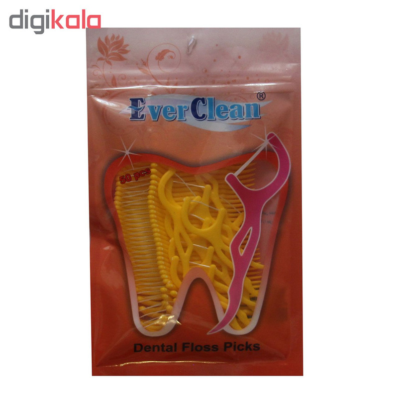 نخ دندان مدل کمانی اورکلین بسته 50 عددی