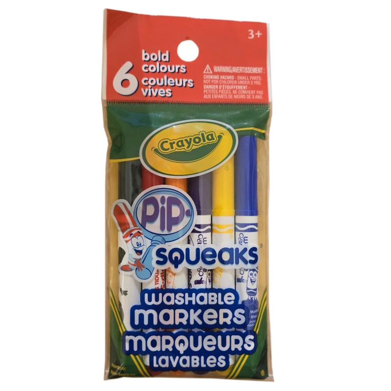 ماژیک رنگ آمیزی 6 رنگ کرایولا مدل squeak