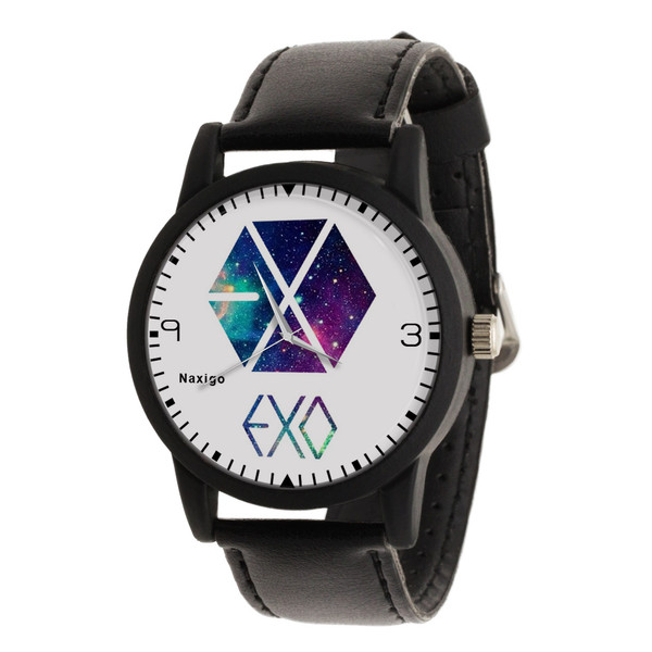 ساعت مچی عقربه ای زنانه و مردانه ناکسیگو طرح EXO کد LF4193
