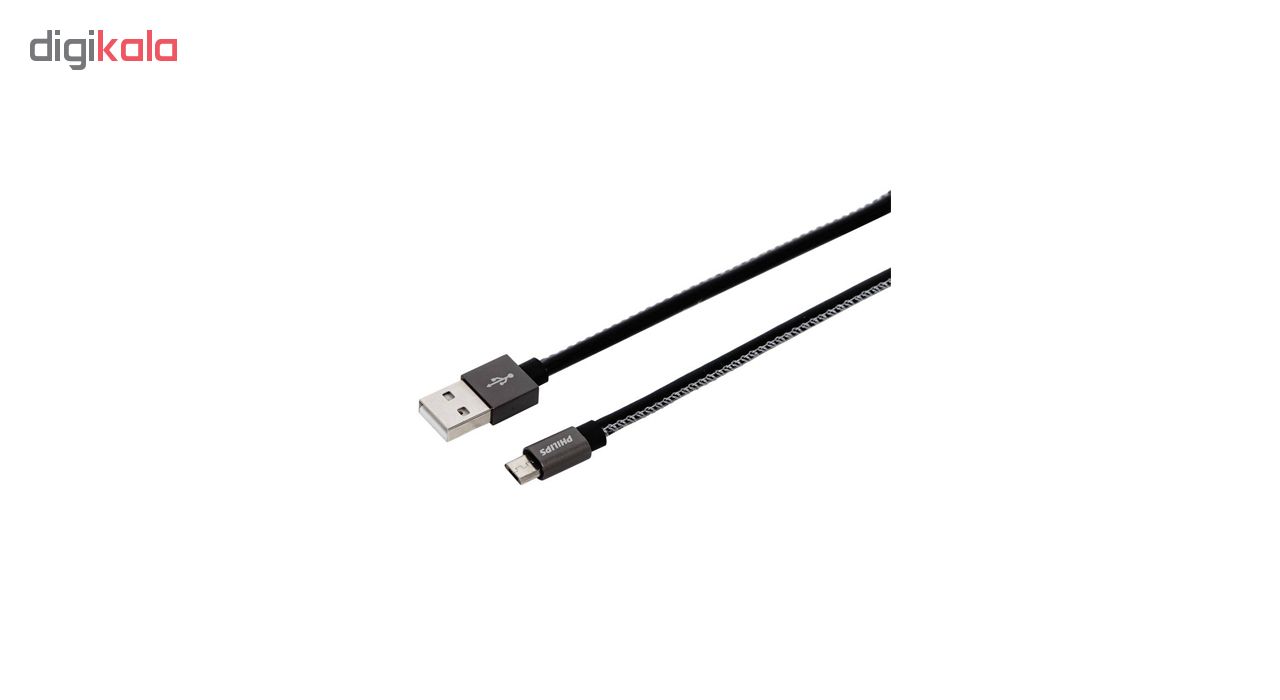 کابل تبدیل USB به microUSB فیلیپس مدل DLC25B طول 1.2 متر