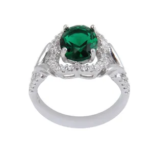 انگشتر نقره زنانه بازرگانی میلادی مدل سنگ کوارتز کد AWR_1078