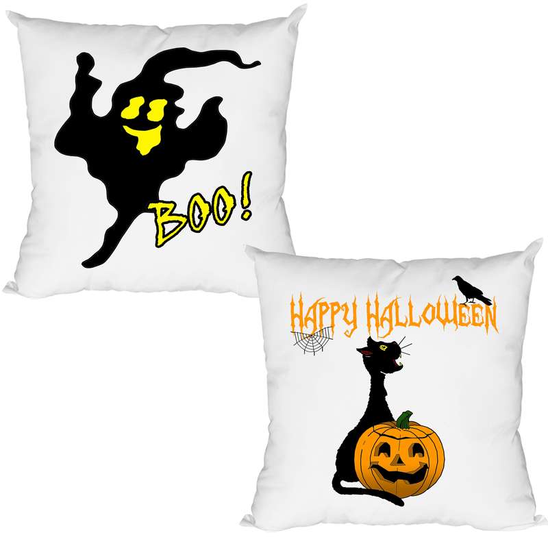 کاور کوسن مدل هالووین 169 ست دو تایی