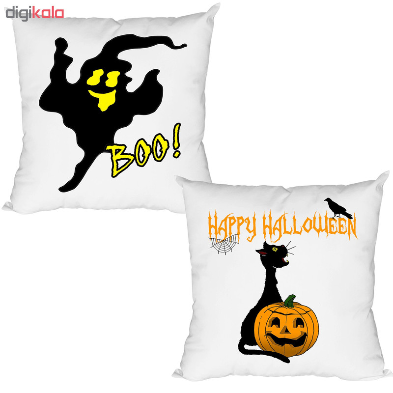 کاور کوسن مدل هالووین 169 ست دو تایی