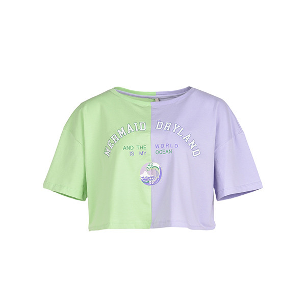 تی شرت آستین کوتاه زنانه بادی اسپینر مدل 5311 کد 1 رنگ بنفش