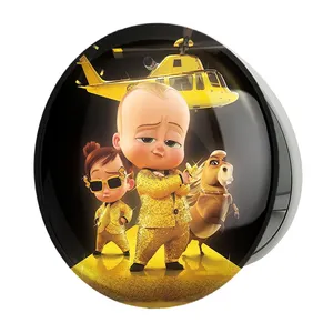 آینه جیبی خندالو طرح بچه رئیس Boss Baby مدل تاشو کد 12526 