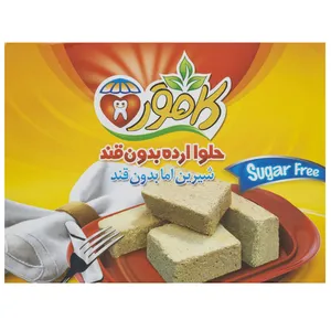حلوا ارده بدون قند کامور مقدار 170 گرم