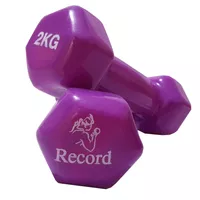 دمبل رکورد کد 2 وزن 2 کیلوگرم بسته 2 عددی
