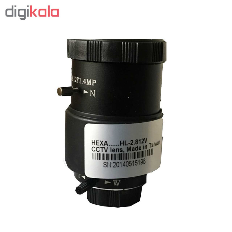 لنز وری فوکال دوربین مداربسته هگزا مدل 2.812V