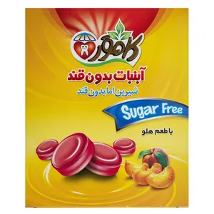 آبنبات بدون قند با طعم هلو مقدار 160 گرم