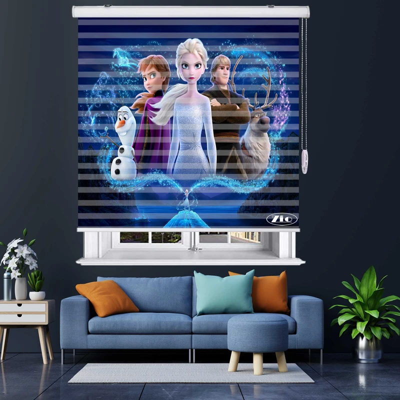  پرده زبرا زیو مدل K 3121 سایز 150x150 سانتی متر