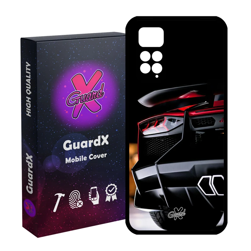 کاور گارد ایکس طرح Lamborghini مدل Glass10336 مناسب برای گوشی موبایل شیائومی Redmi Note 11S/ Note 11 4G