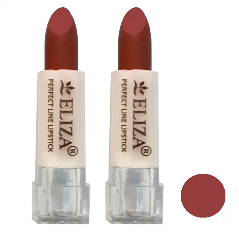 رژ لب جامد الیزا مدل Mini شماره 19 مجموعه 2 عددی