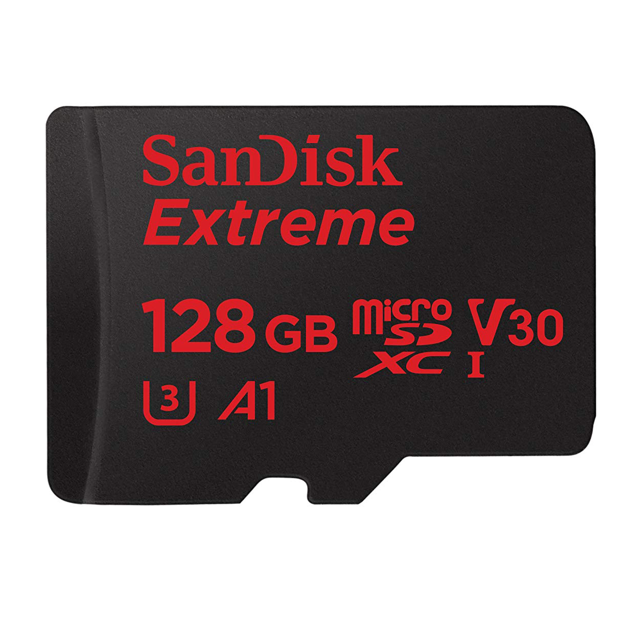 کارت حافظه سندیسک مدل Extreme microSD UHS-I Card کلاس 10 سرعت 98MBps ظرفیت 128 گیگابایت به همراه آداپتور SD