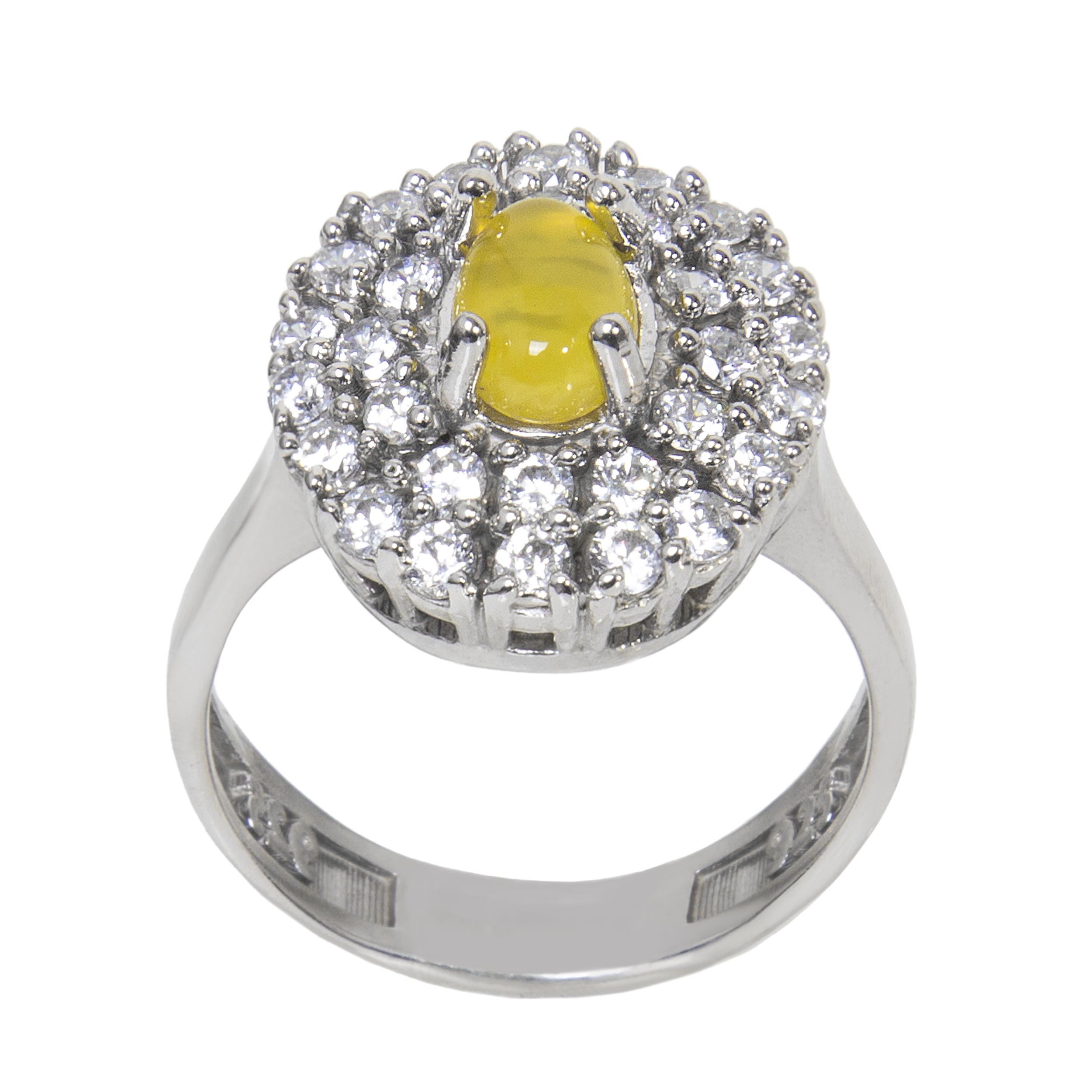 انگشتر نقره زنانه  بازرگانی میلادی مدل عقیق شرف الشمس کد AWR_026