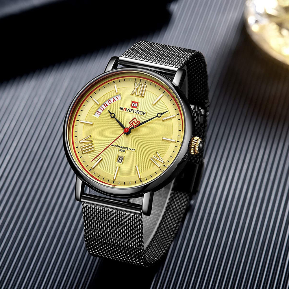 ساعت مچی عقربه‌ای مردانه نیوی فورس مدل NF3006-BGB