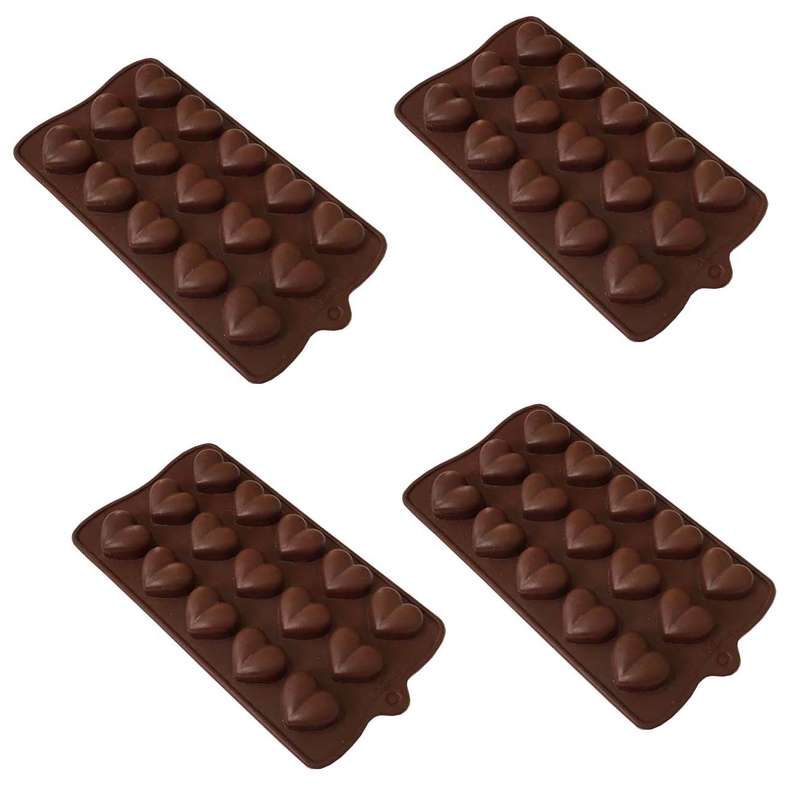 قالب شکلات مدل كوچك مجموعه 4 عددي