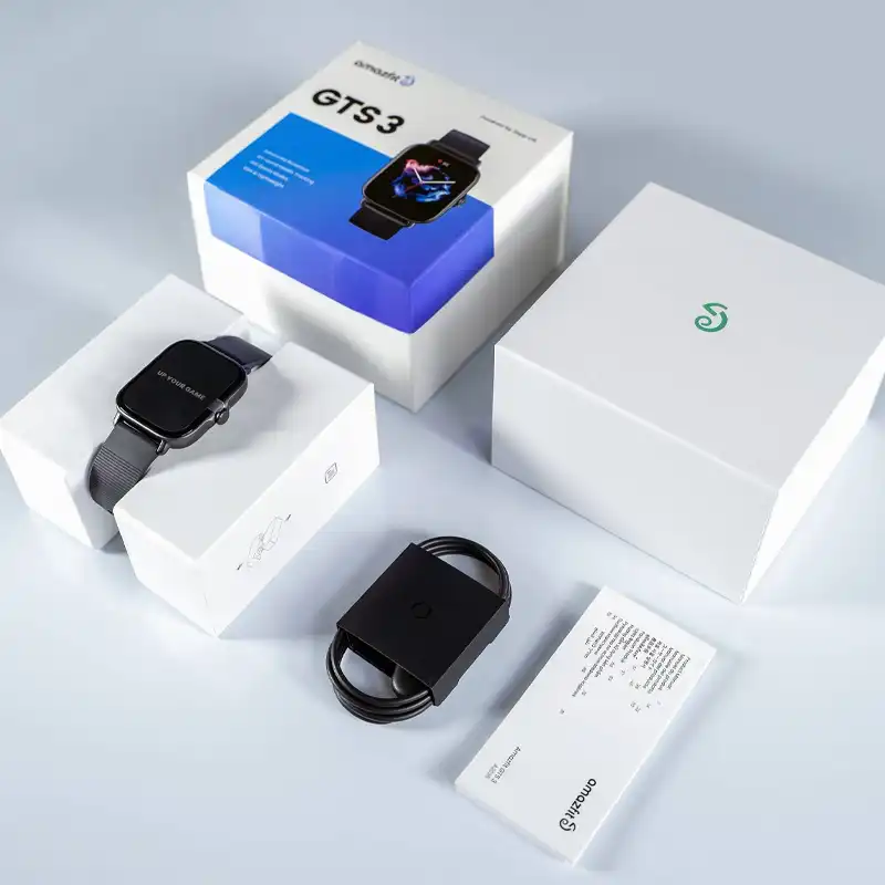 ساعت هوشمند امیزفیت مدل GTS 3 بند سیلیکونی