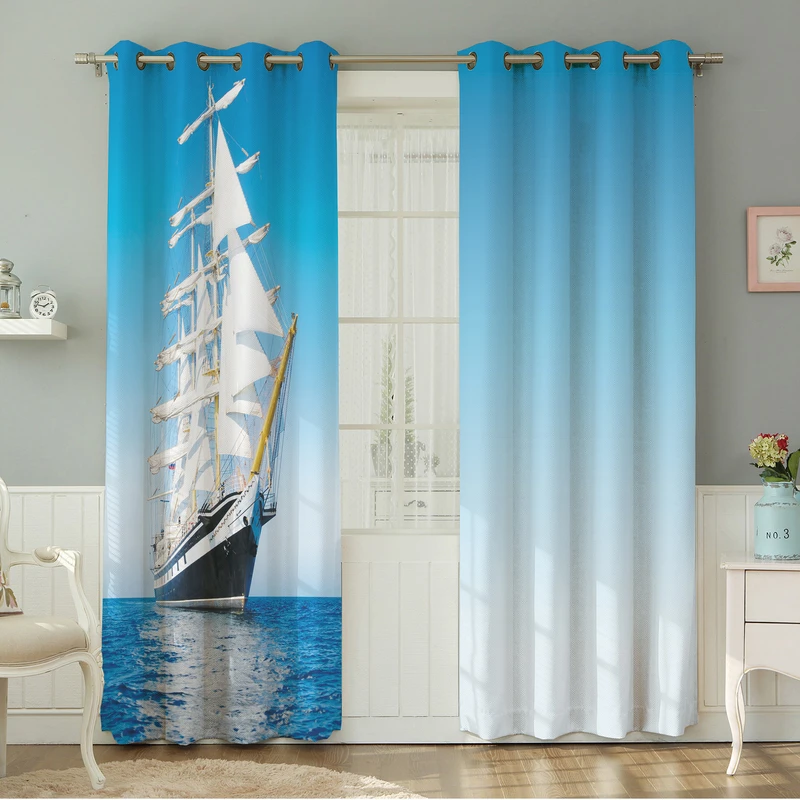 پرده نیروانا طرح  مدل هازان کد 4479 سایز 140×280 سانتی متر