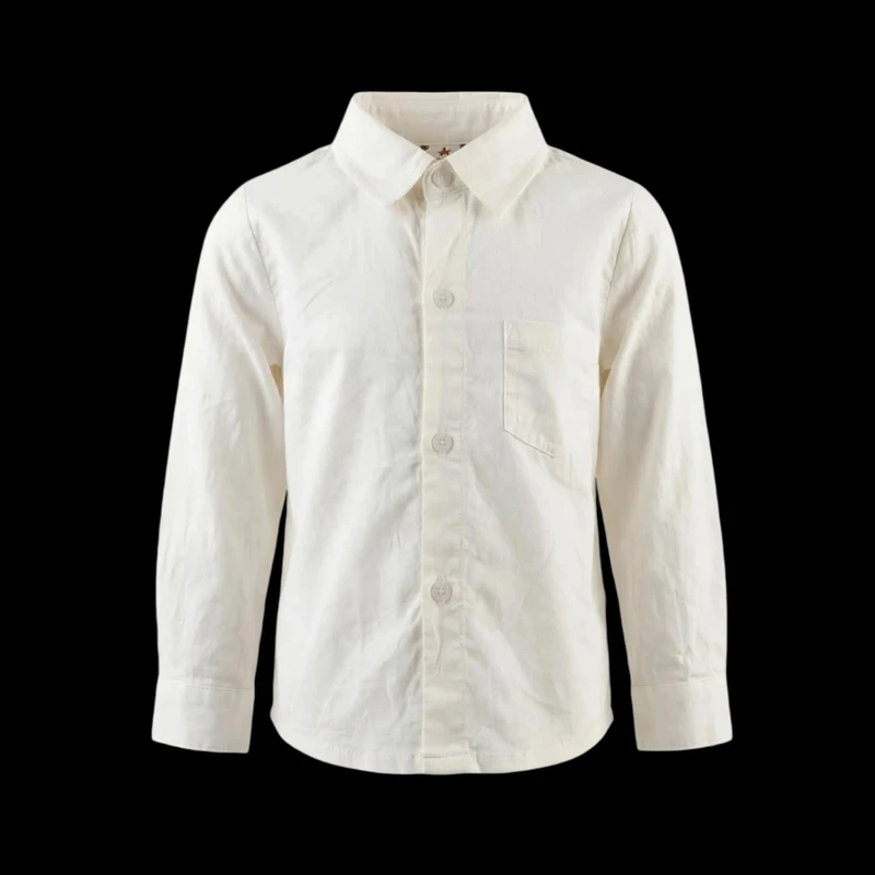 پیراهن آستین بلند یقه برگردان پسرانه مدل فاموکالوپی