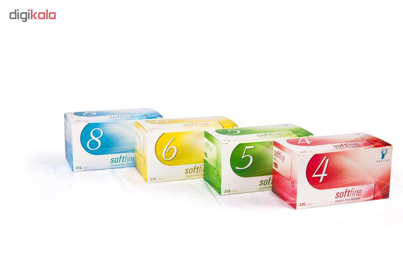 سوزن قلم انسولین سافت فاین کد 5 بسته 100 عددی