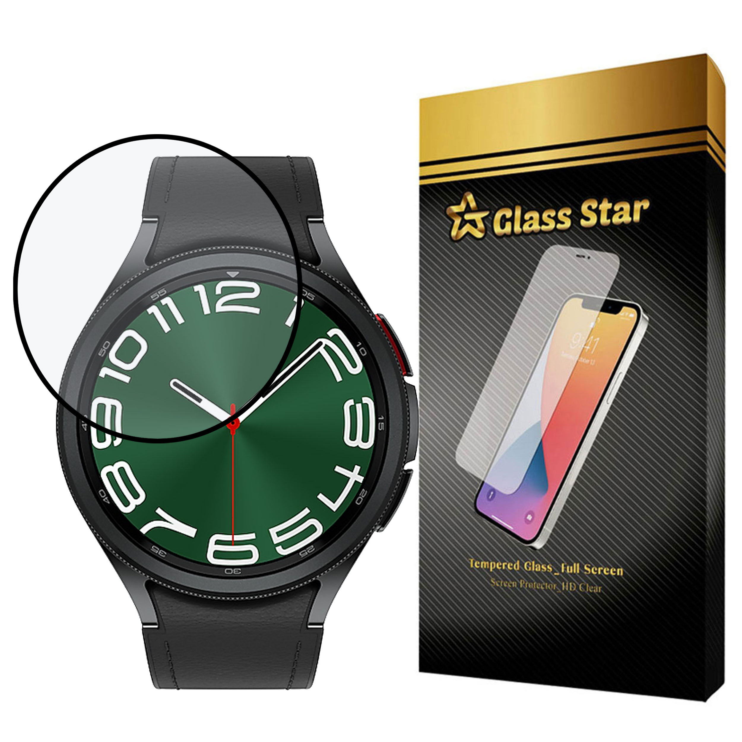 محافظ صفحه نمایش نانو گلس استار مدل PMMAWATCH مناسب برای ساعت هوشمند سامسونگ Galaxy Watch 6 Classic 43 mm