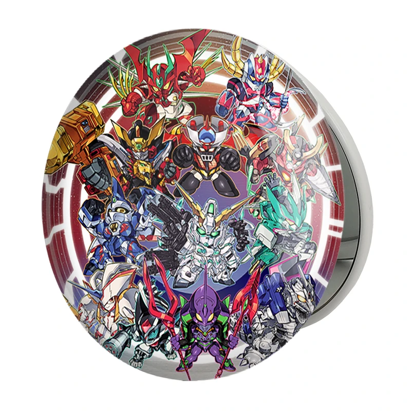 آینه جیبی خندالو طرح انیمه گورن لاگان مدل تاشو کد 32291