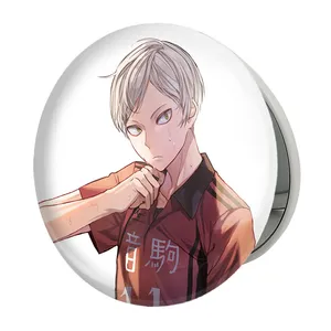 آینه جیبی خندالو طرح میا اوسامو انیمه هایکیو Haikyu مدل تاشو کد 17743 