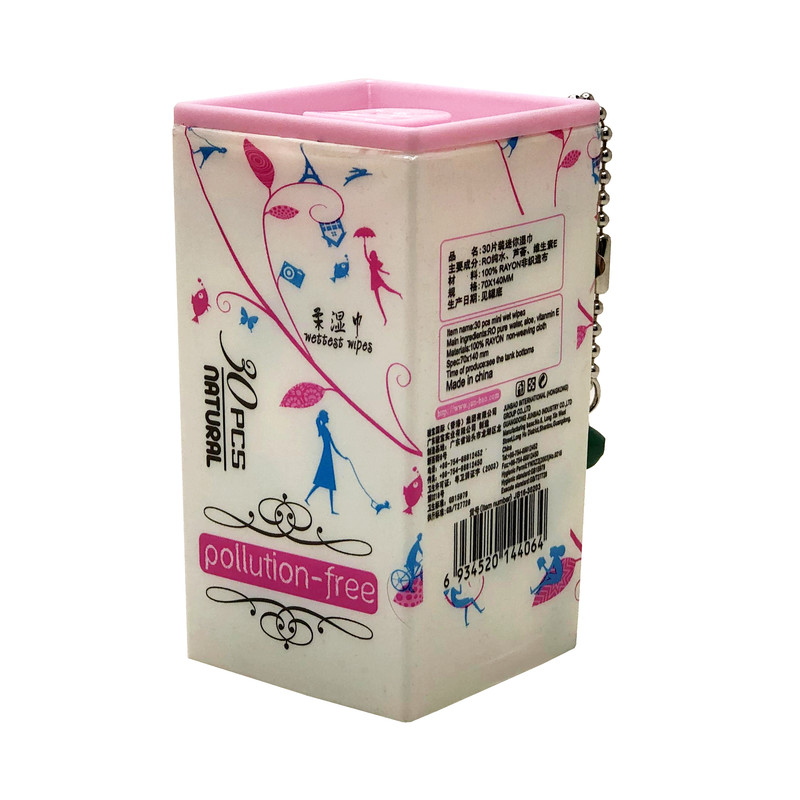 دستمال مرطوب مدل Spring کد 02 بسته 30 عددی