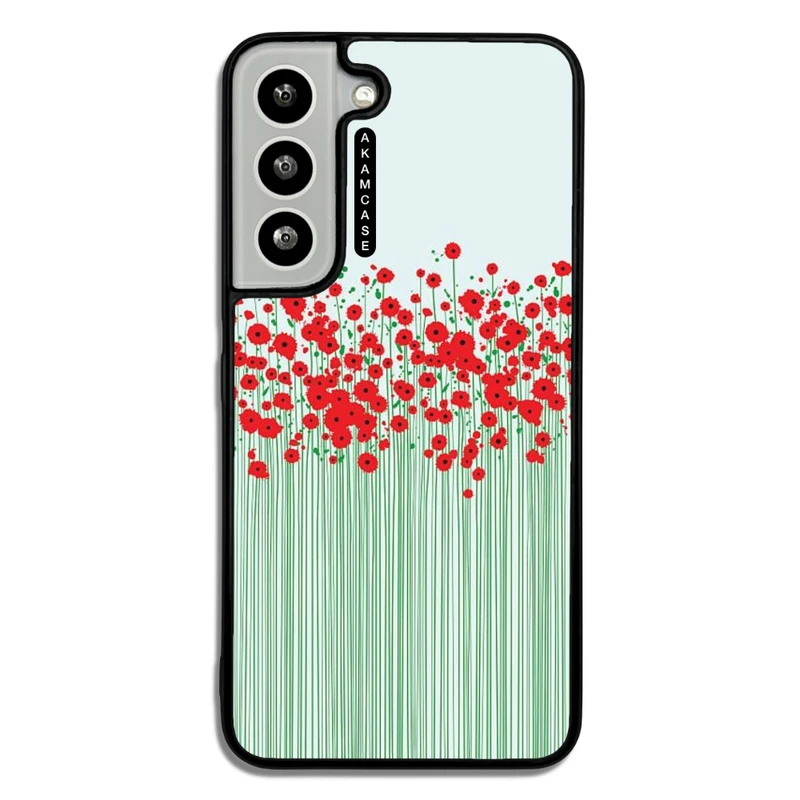 کاور آکام مدل AMC-WSGS22-FLOWERS-26 مناسب برای گوشی موبایل سامسونگ Galaxy S22