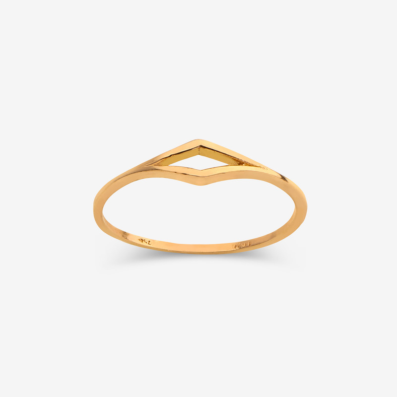 انگشتر طلا 18 عیار زنانه میو گلد مدل DG-R115 سایز 56