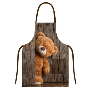  پیش بند آشپزخانه بارمان دکور مدل خرس فانتزی