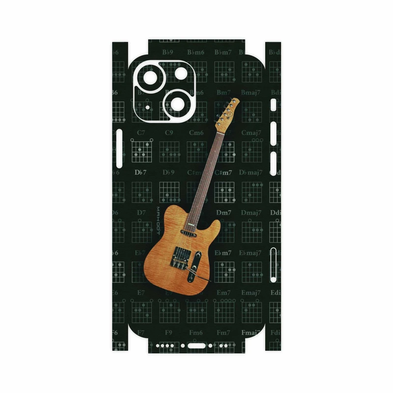 برچسب پوششی ماهوت مدل Guitar-Instrument-FullSkin مناسب برای گوشی موبایل اپل iPhone 13 Mini