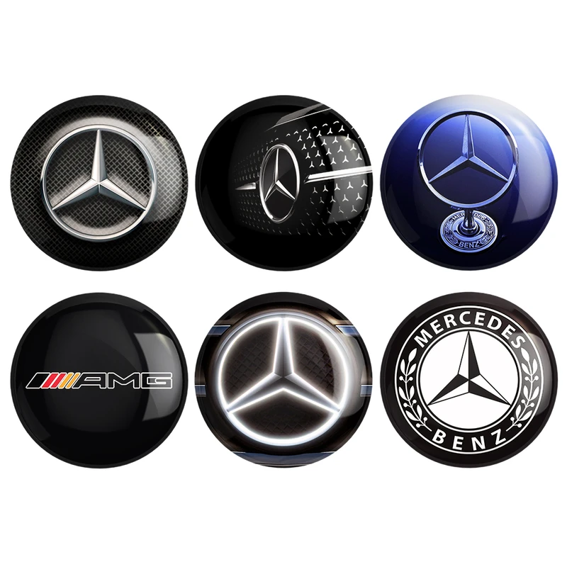 مگنت خندالو طرح مرسدس بنز Mercedes Benz کد 1460B مجموعه 6 عددی