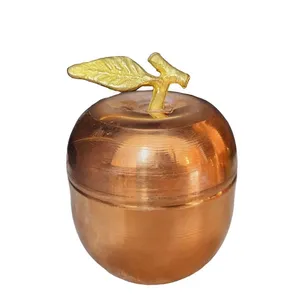 قندان مسی طرح سیب مدل روشا