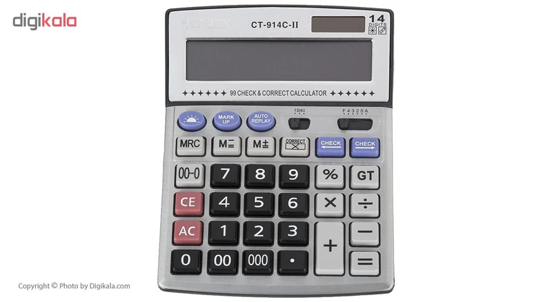 عکس شماره 2 : ماشین حساب مدل ct-914c-ii
