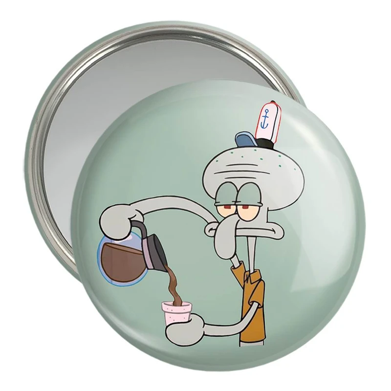 آینه جیبی خندالو مدل قهوه Coffee  کد 22011