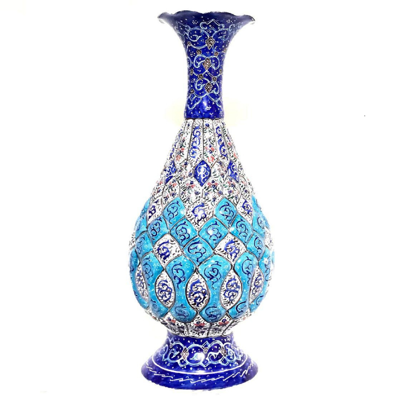 گلدان میناکاری مدل G253 ارتفاع 25 سانتی متر