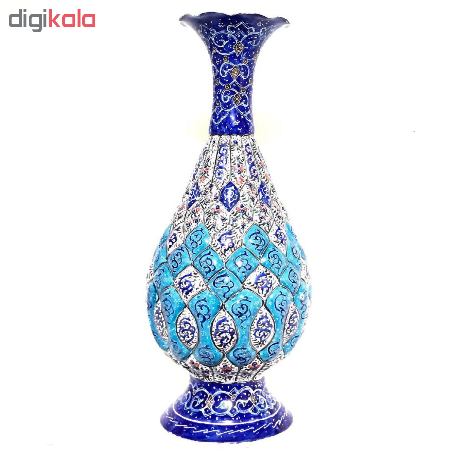 گلدان میناکاری مدل G253 ارتفاع 25 سانتی متر