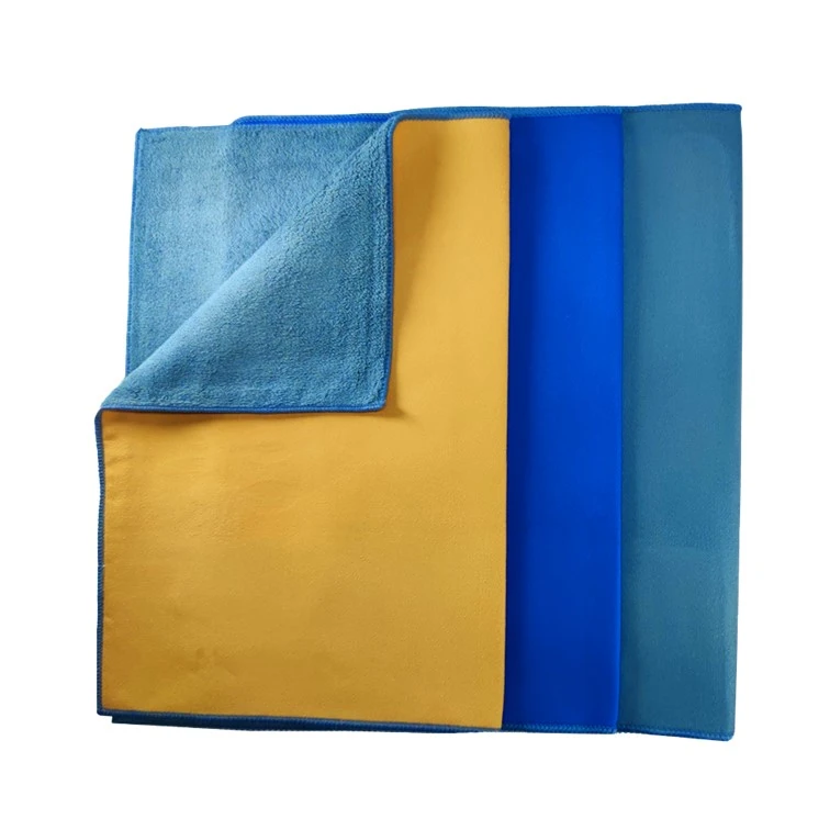 دستمال نظافت خودرو میکروفایبر مدل ۲۰۲۵ سه عددی 