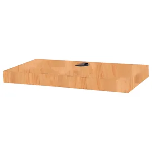 شلف دیواری  سایز 60X30 رنگ راش  