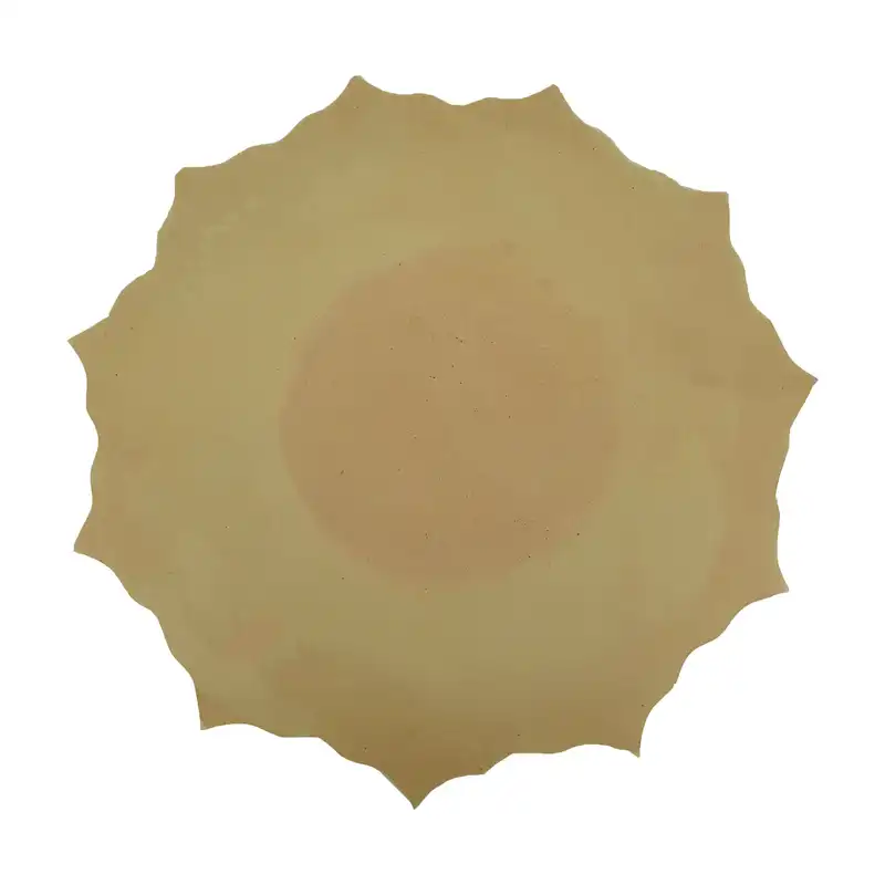 بشقاب سفالی خام مدل ستاره کد D15 بسته 3 عددی