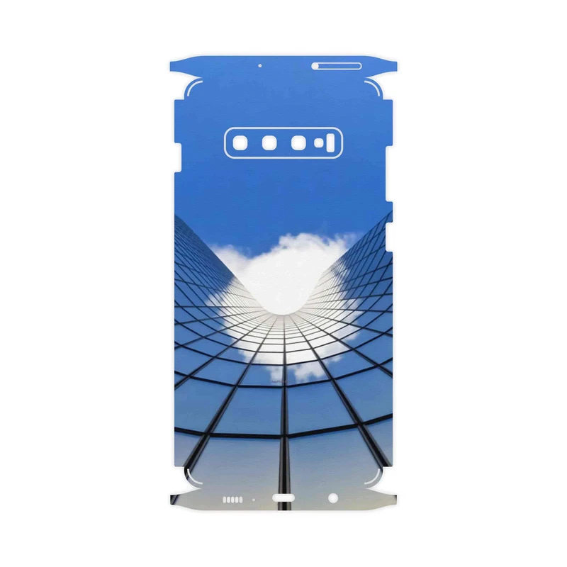 برچسب پوششی ماهوت مدل Glass skyscraper-FullSkin مناسب برای گوشی موبایل سامسونگ Galaxy S10 Plus
