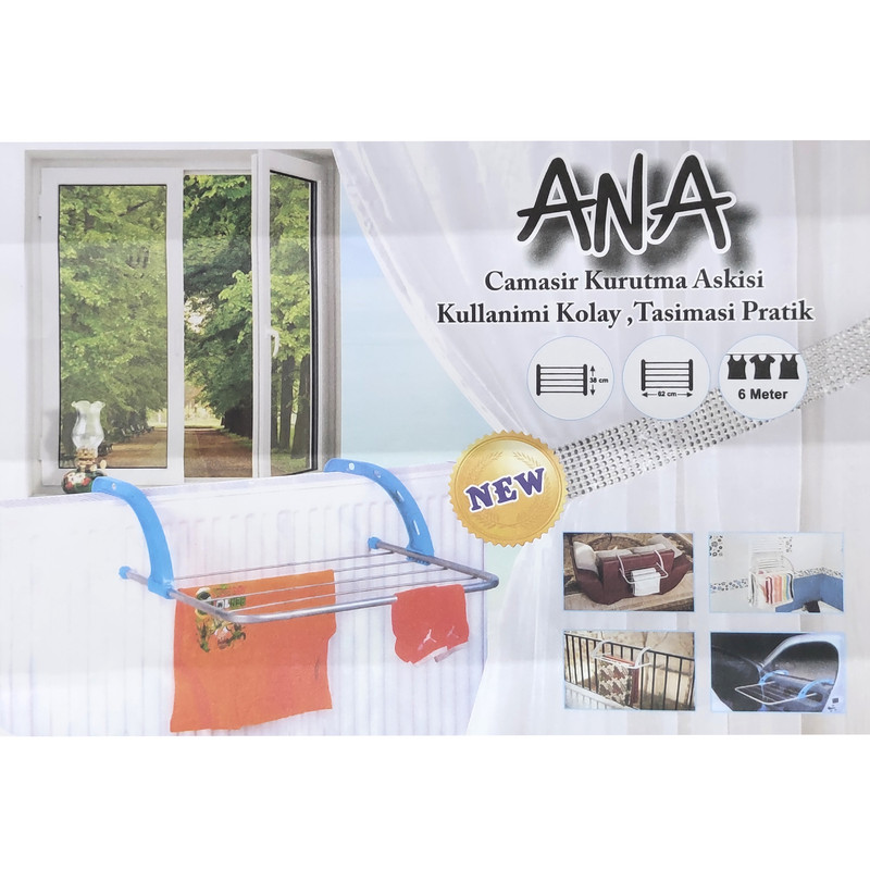 بند رخت شوفاژی مدل آنا