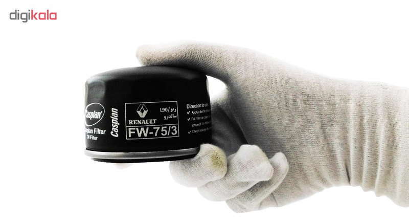 فیلتر روغن خودروی کاسپین مدل FW-75/3 مناسب برای رنو L90