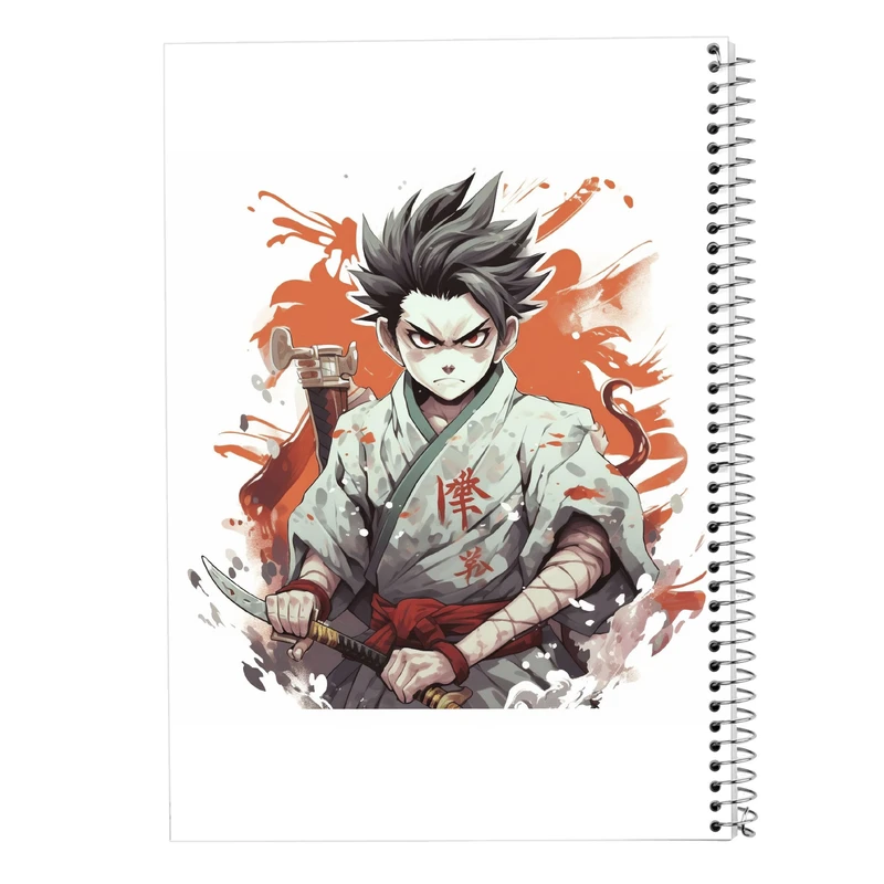 دفتر ژورنال نویسی 50 برگ مدوپد مدل نقطه ای طرح Demon Slayer کد DF10533