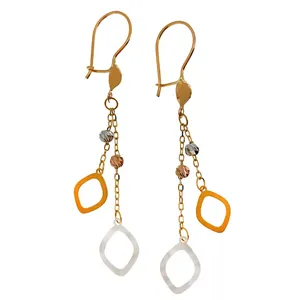 گوشواره طلا 18عیار گالری طلای کانیار مدل M931
